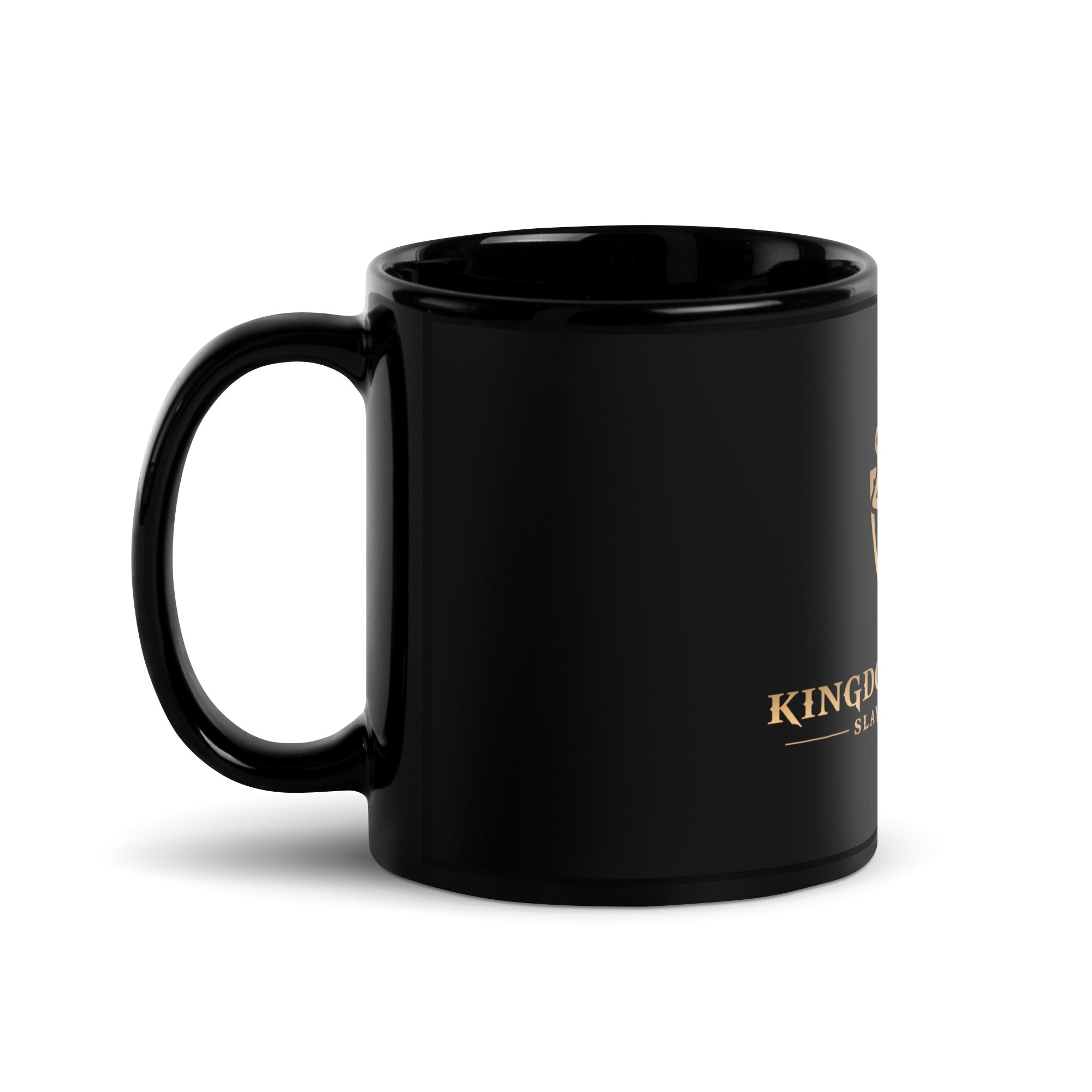 Black Glossy Mug - kingdom athlete s
