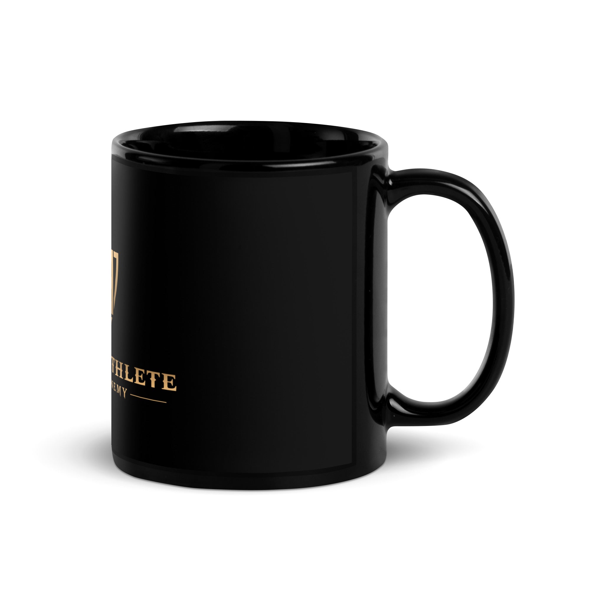 Black Glossy Mug - kingdom athlete s