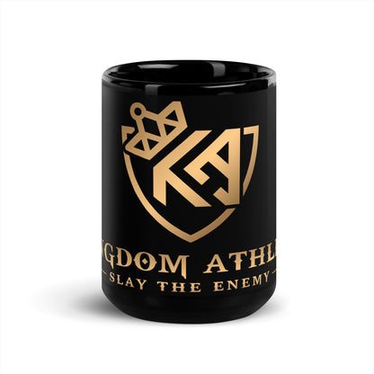 Black Glossy Mug - kingdom athlete s