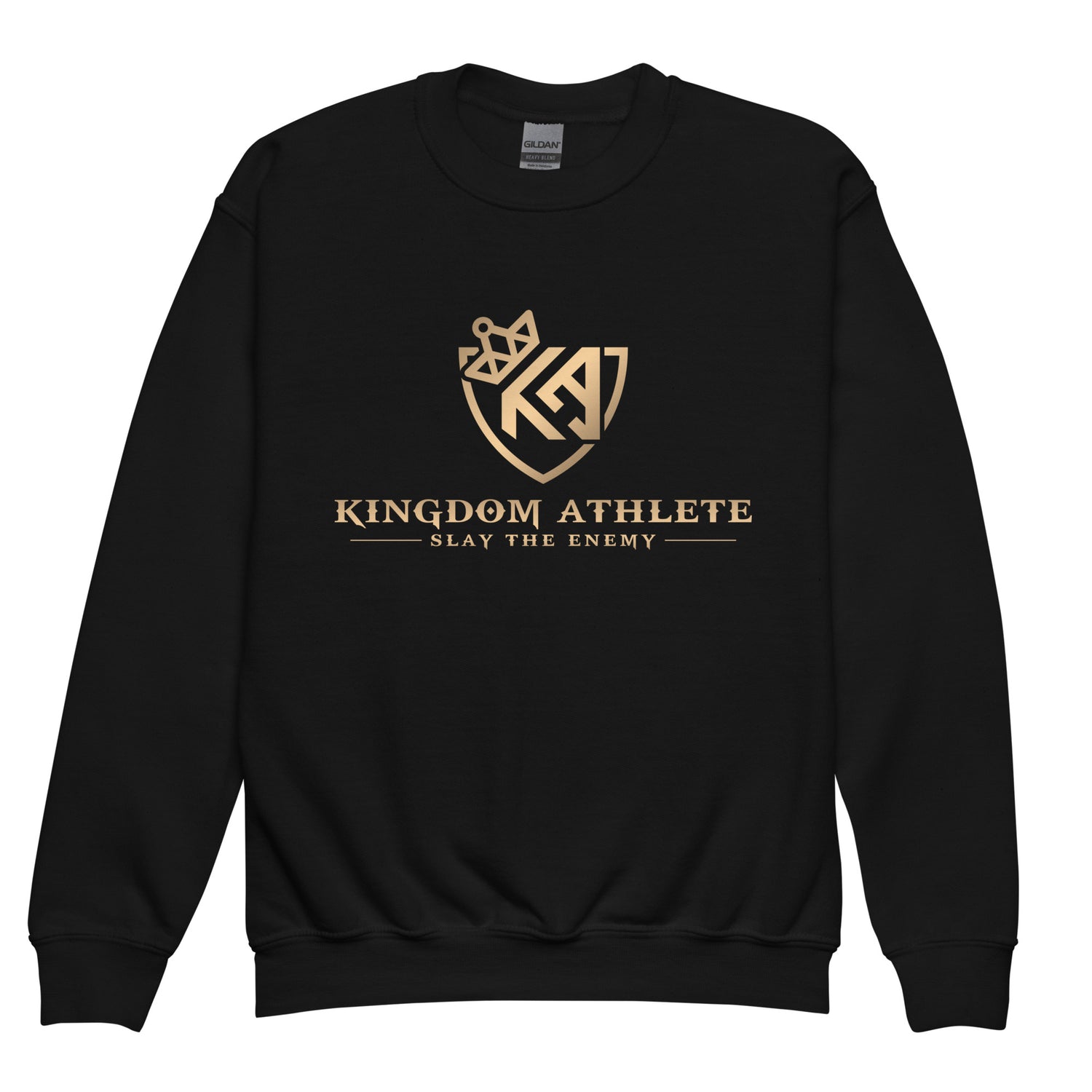 Youth crewneck sweatshirt - kingdom athlete s