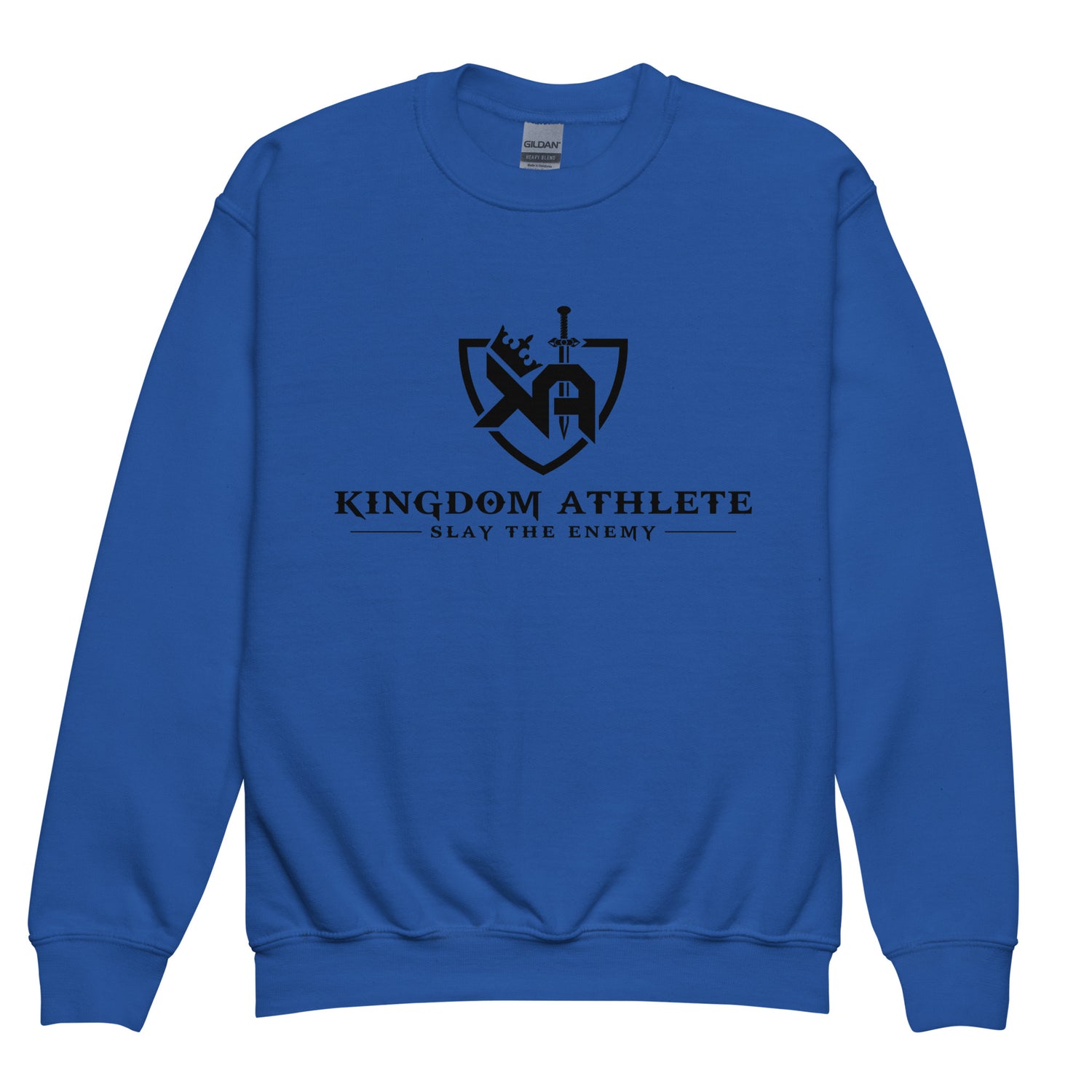 Youth crewneck sweatshirt - kingdom athlete s