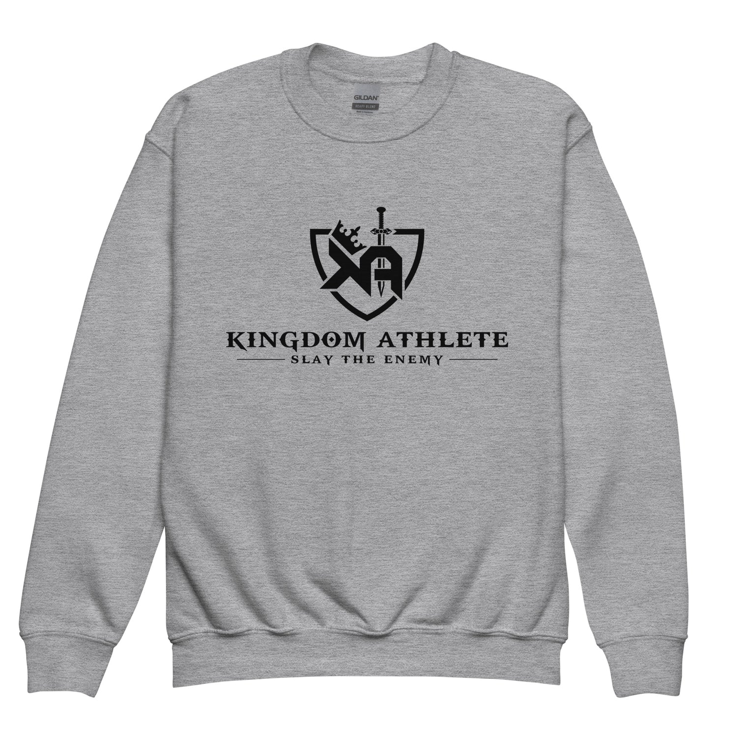 Youth crewneck sweatshirt - kingdom athlete s